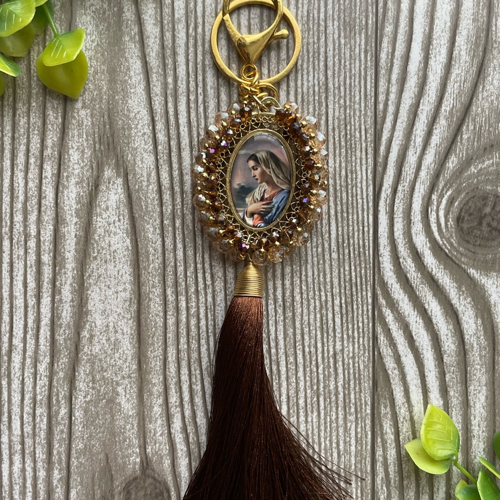 Virgin Mary Keychain | La Virgen de Guadalupe | Virgencita | Mother of God